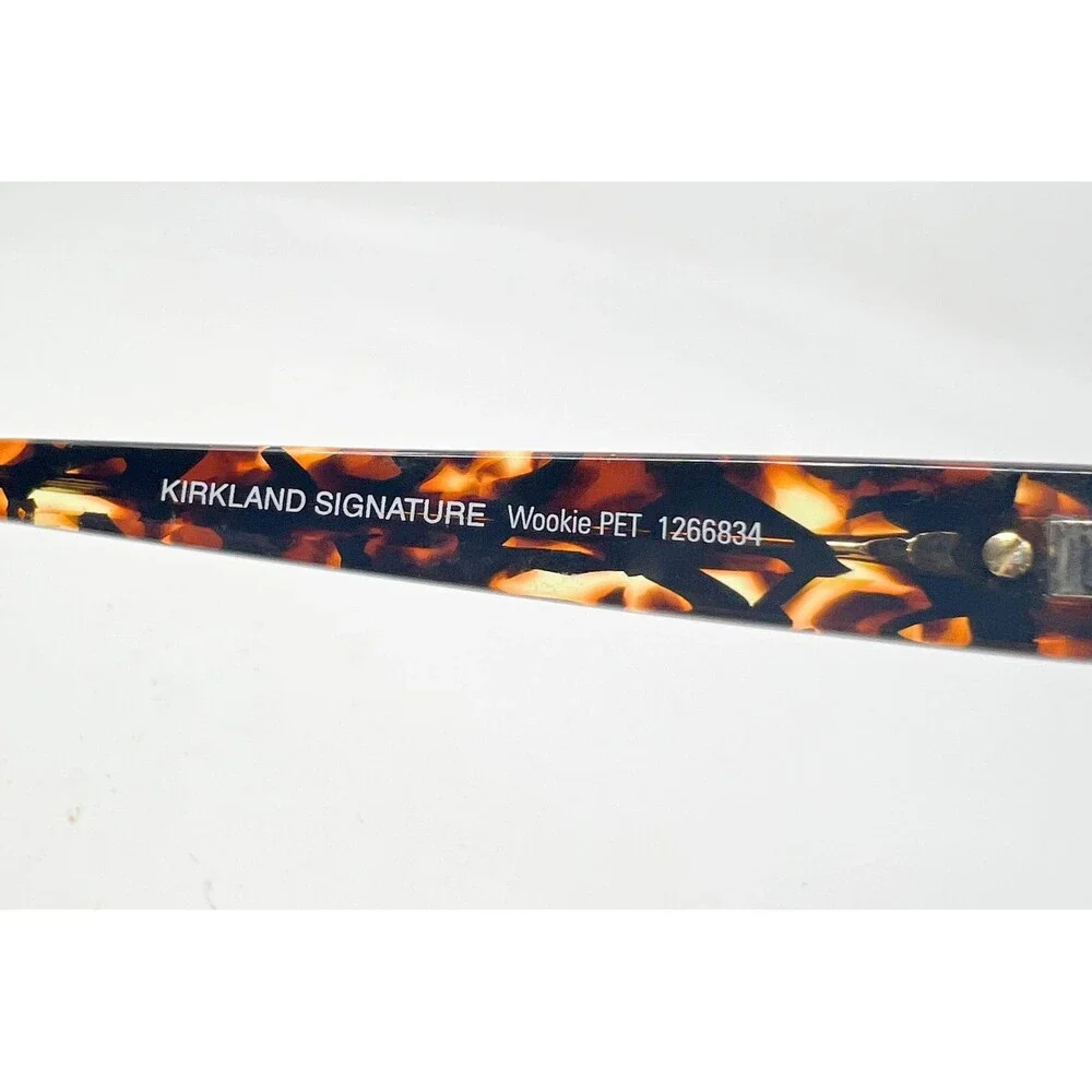 Kirkland Signature Wookie PET Tortoise Shell Eyeglasses Frames 53-19-140 - Picture 5 of 7